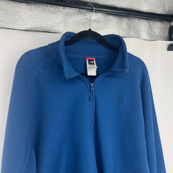 North Face Blue Quarter Zip - Size L - Picture 3 of 11